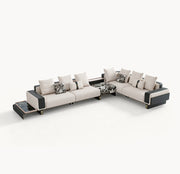 Azure blue L-Shape Sectional