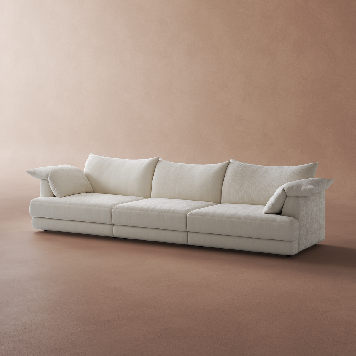 Blossom-Organic Modern Straight Sofa