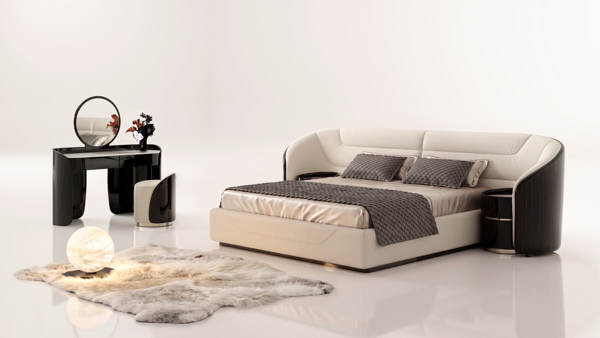 EBNOY Wide Headboard Bed
