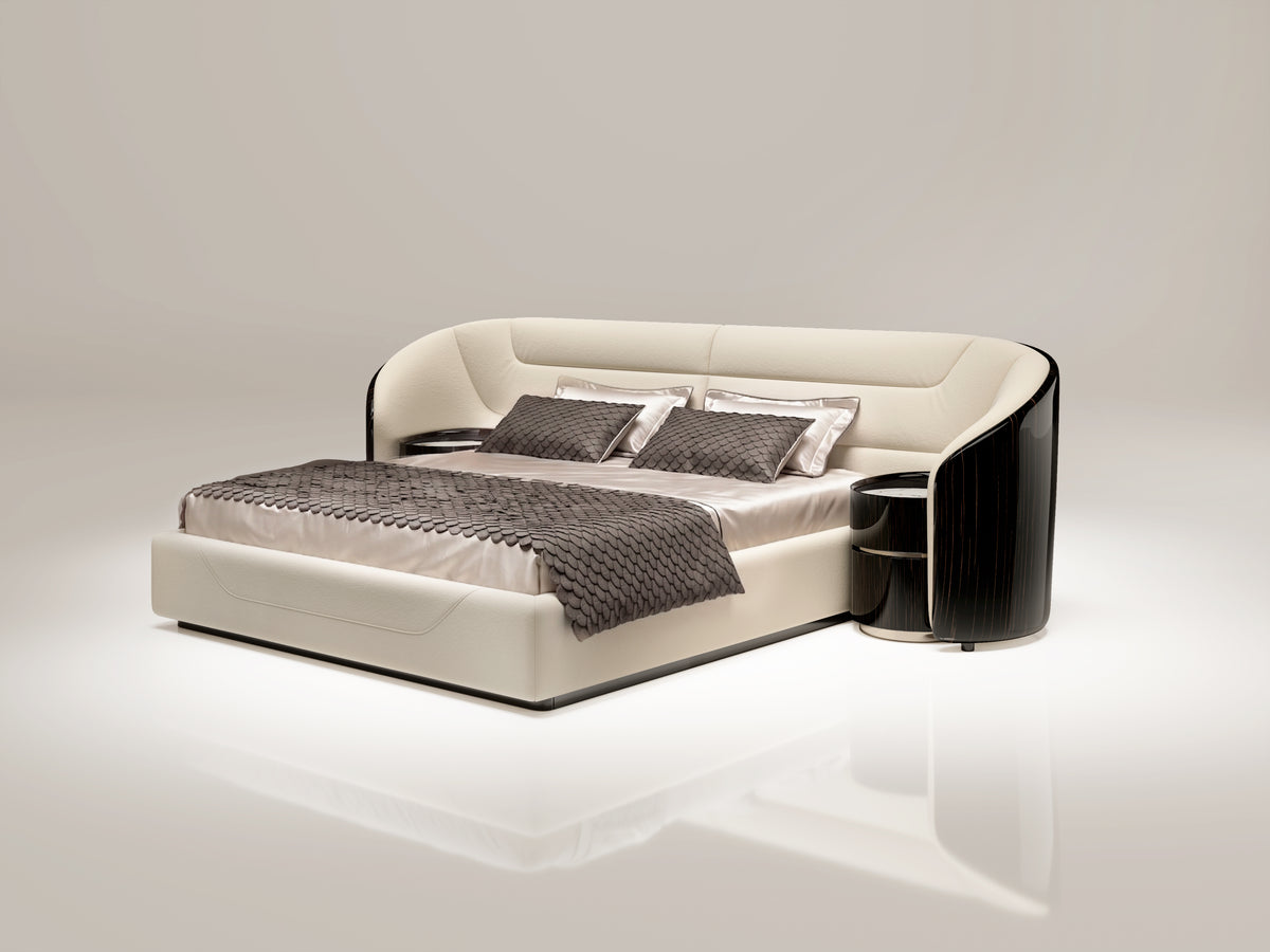 EBNOY Wide Headboard Bed