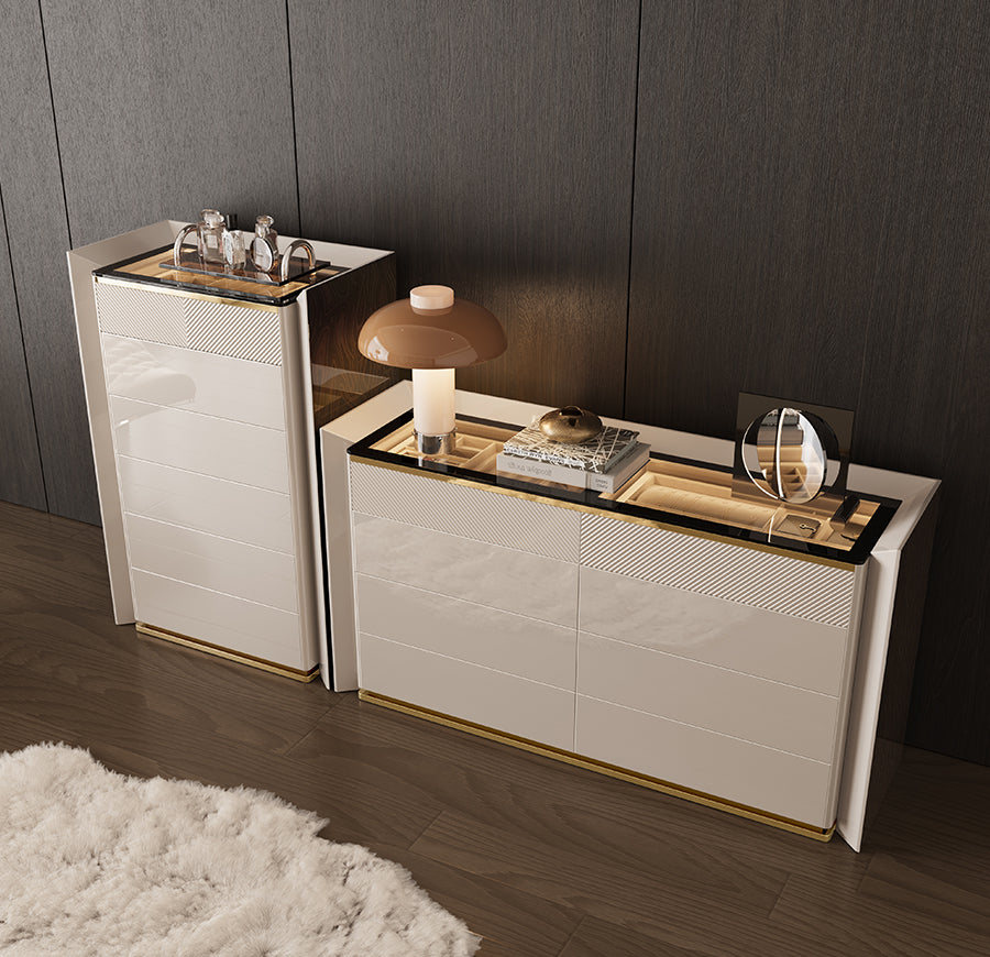 Karen Jewelry Chest & Dresser Set