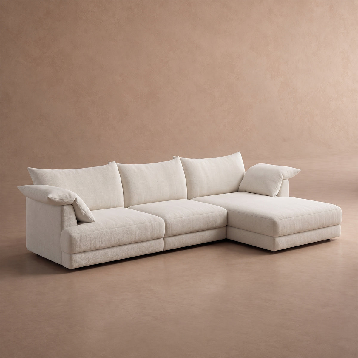 Blossom-Organic Modern L-Shaped Sectional Sofa