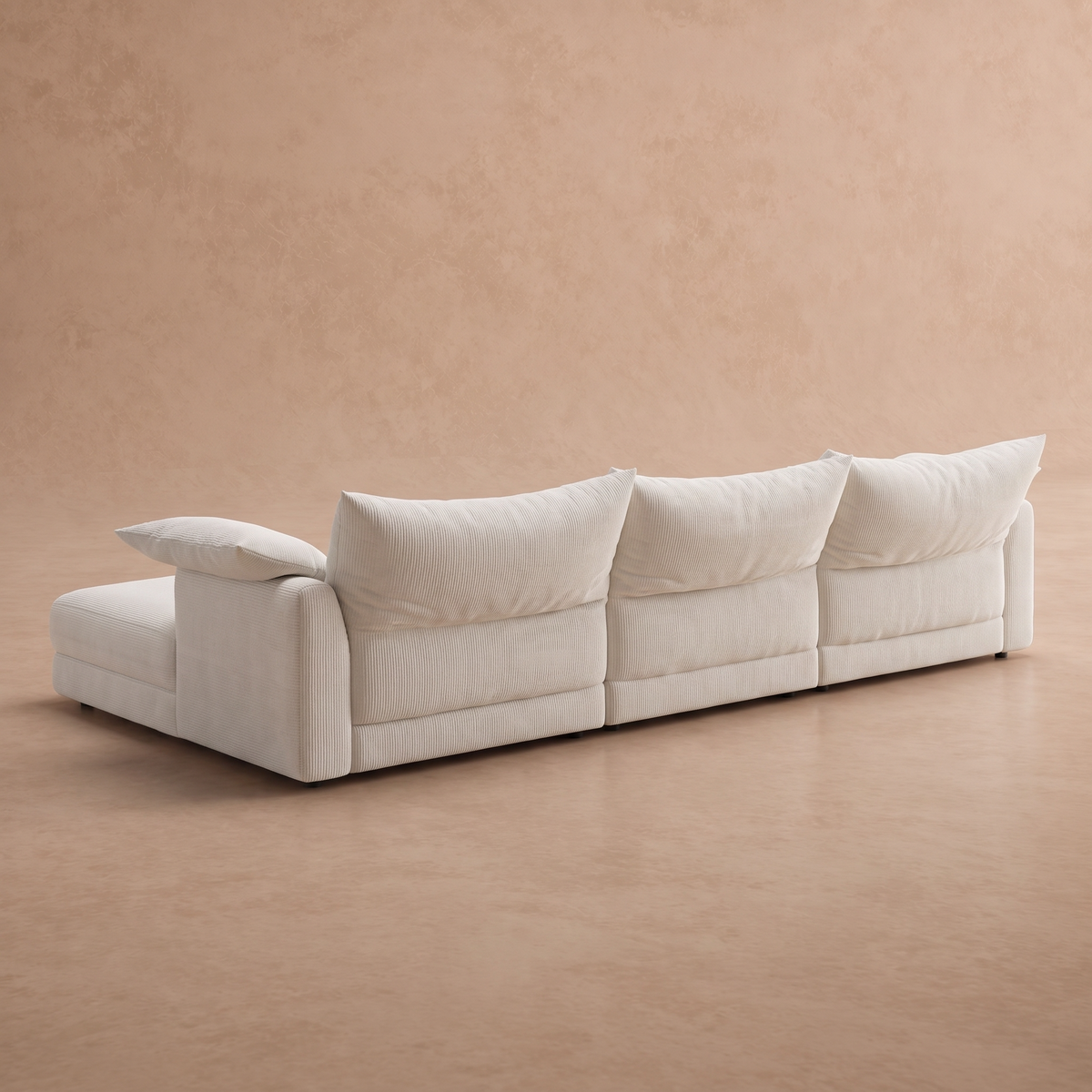 Blossom-Organic Modern L-Shaped Sectional Sofa