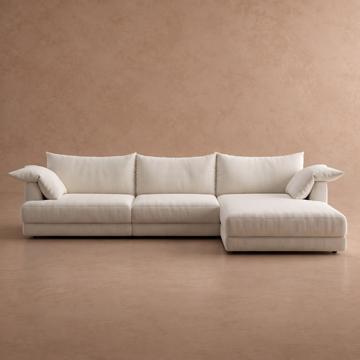 Blossom-Organic Modern L-Shaped Sectional Sofa