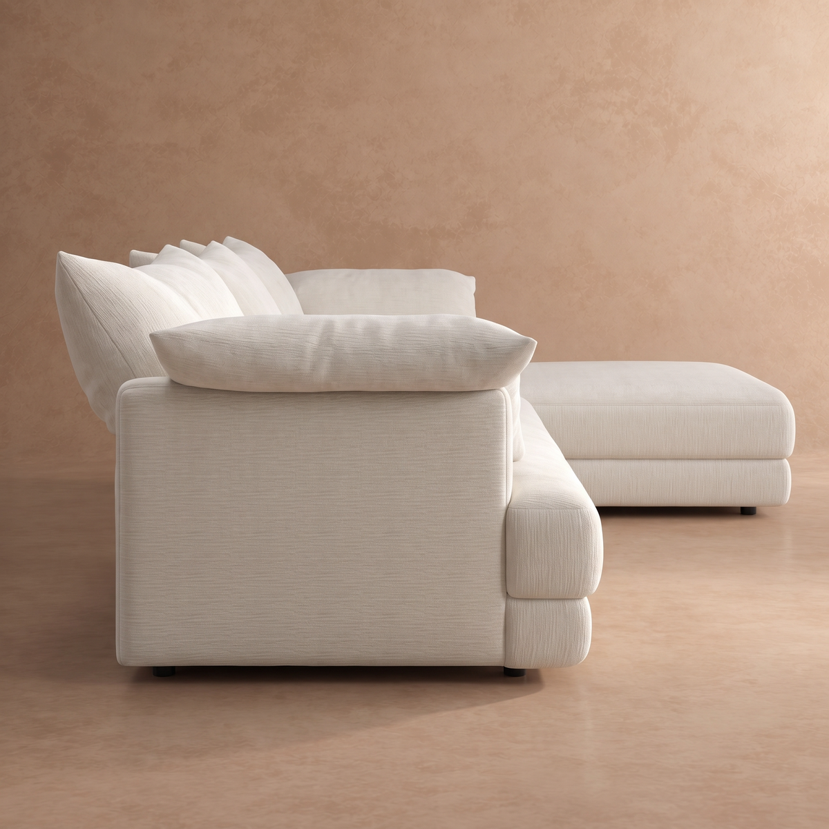 Blossom-Organic Modern L-Shaped Sectional Sofa